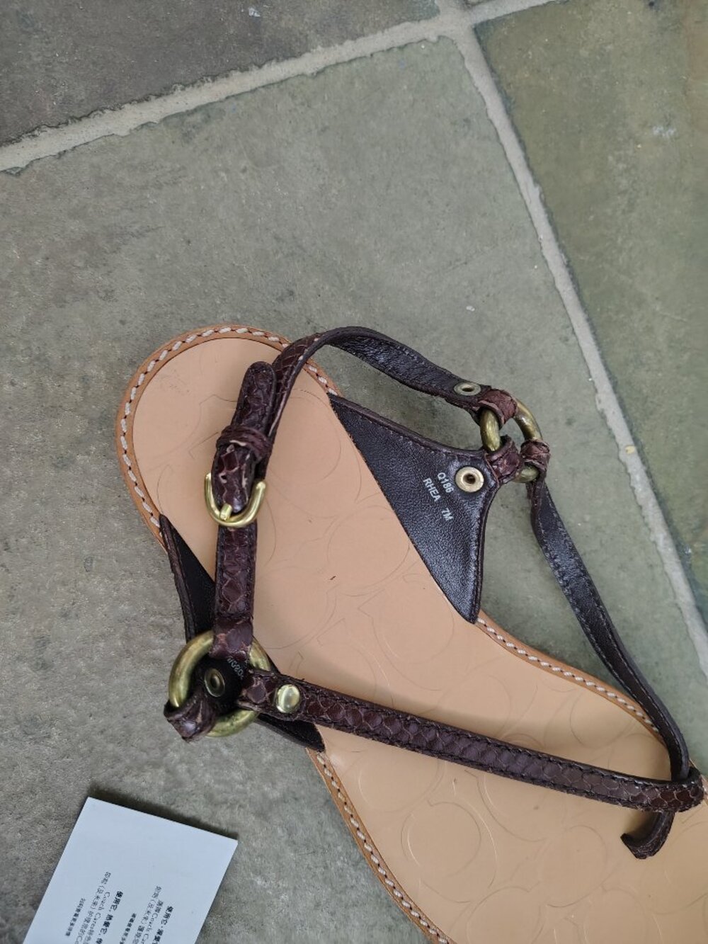 Coach Leather Sandals - Picture 4 of 6